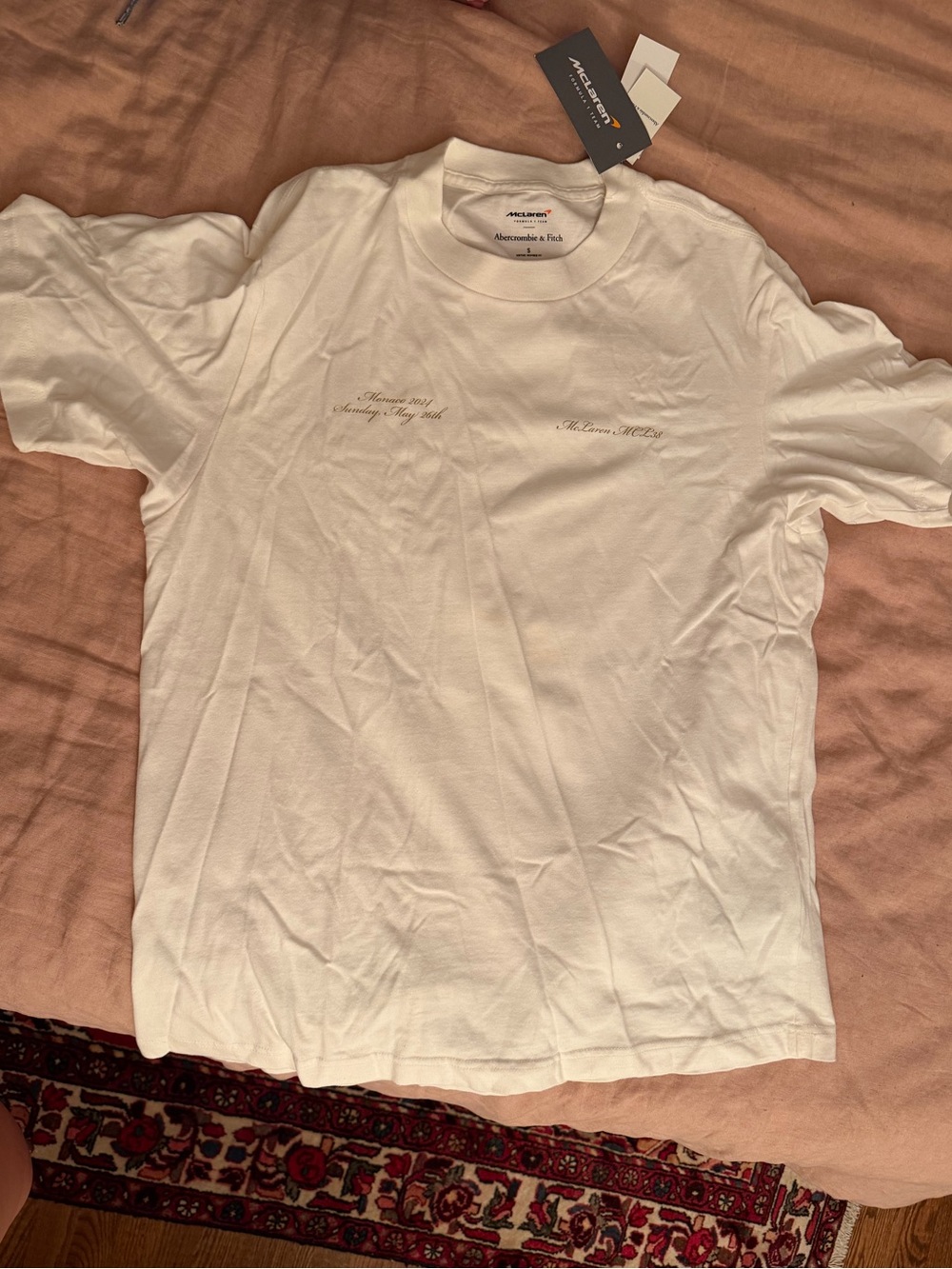 NWT Abercrombie & Fitch McLaren F1 T-shirt men’s S
